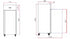 FED-X S/S Single Door Upright Freezer - XURF650SFV